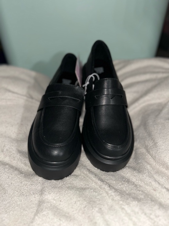 wild fable Black Platform Loafer Heels - Picture 3 of 5